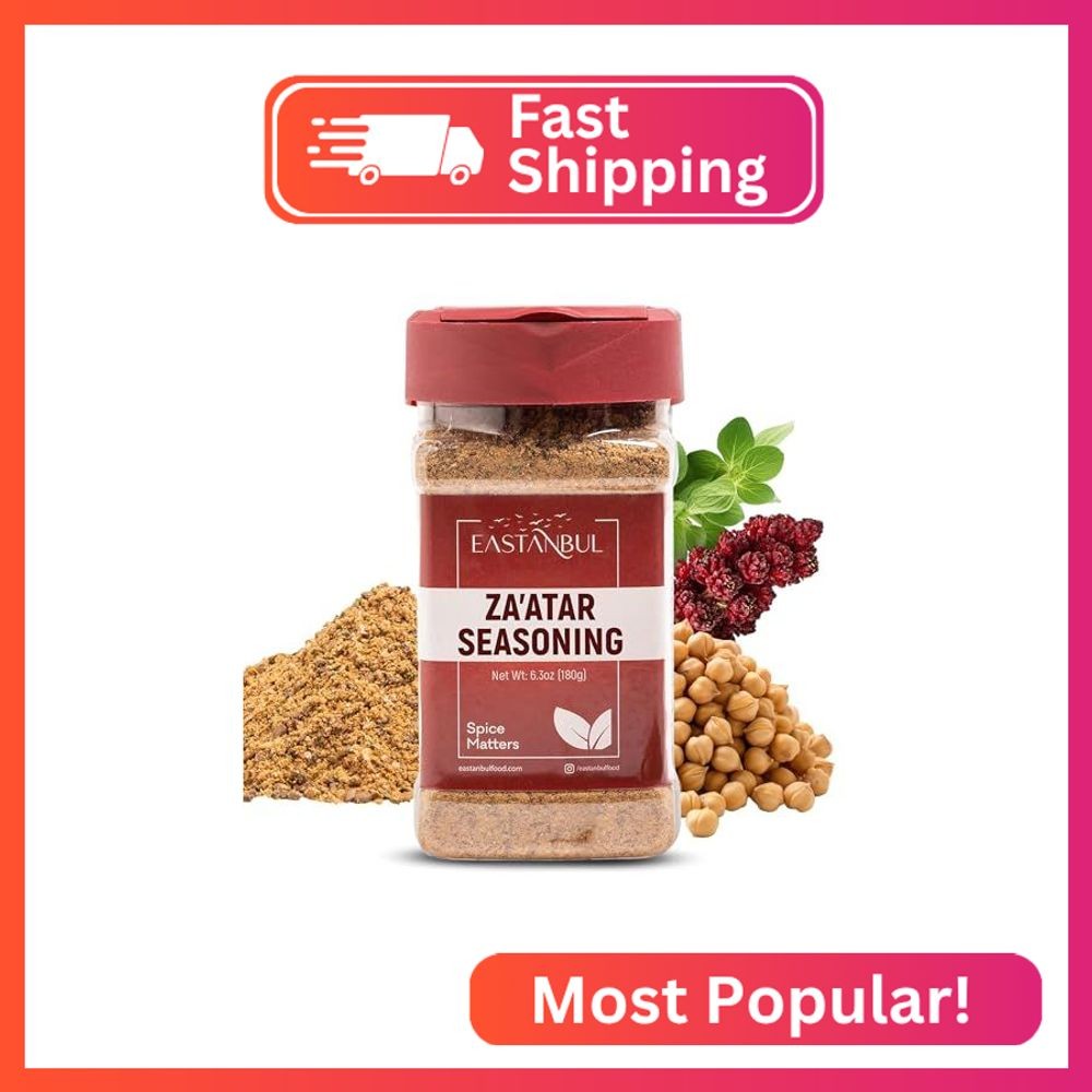 Eastanbul Zaatar Seasoning, 6.3oz, Za’atar, Zaatar Spice from Middle Eastern Spi