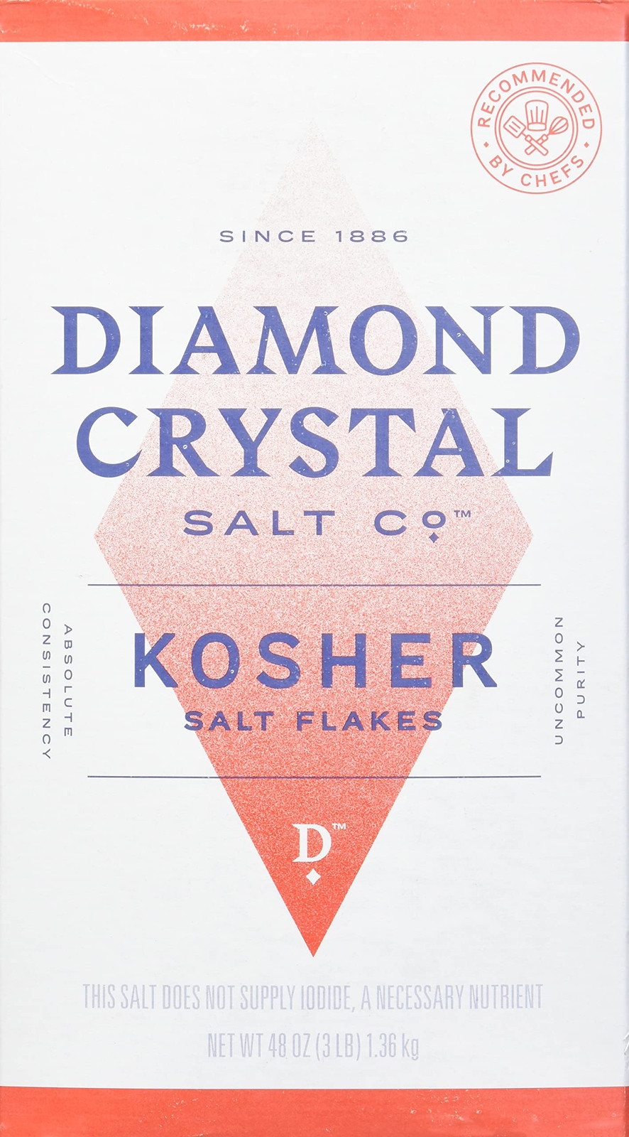 48 Ounce Culinary Salt No Hydrogenated Fats No High Fructose Corn Syrup