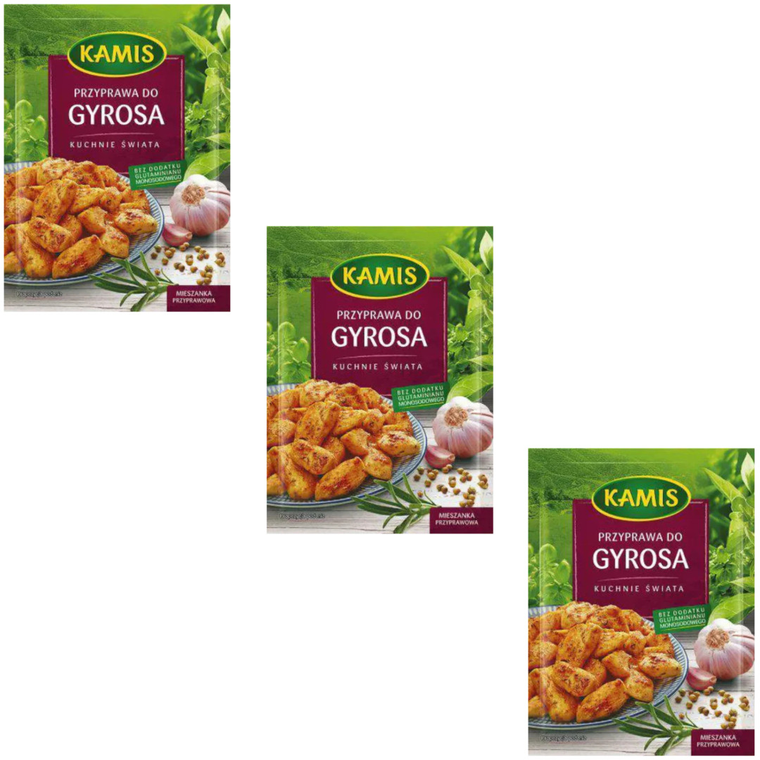 Kamis spice mix for GYROS seasoning Pack of 3/3 x 30g -FREE SHIPPING