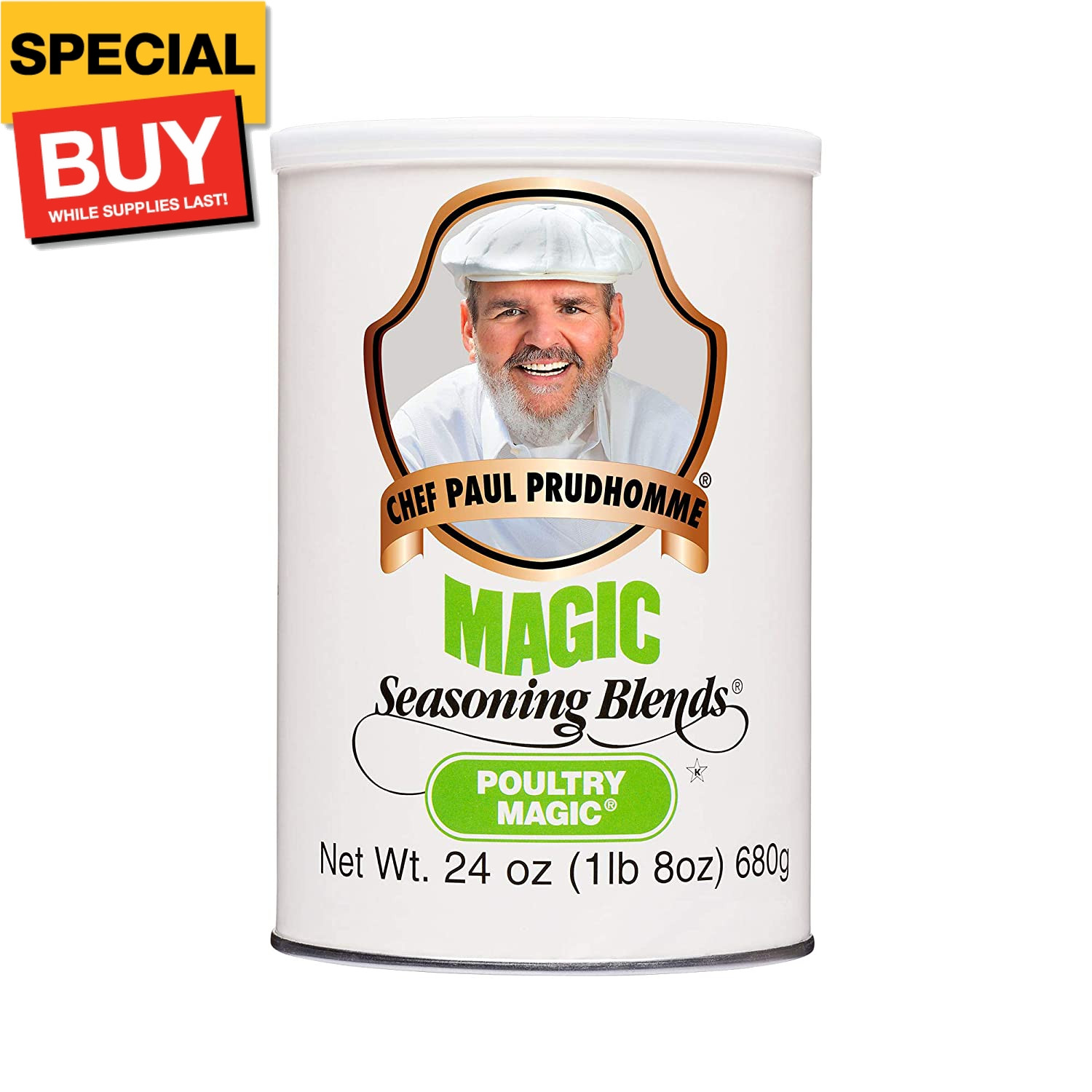 Chef Paul Prudhomme’S ~ Poultry Magic, 24-Ounce Canister
