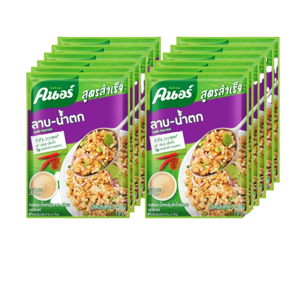 Knorr Thai Laab Seasoning Powder Namtok Mix 30g x12 Packs