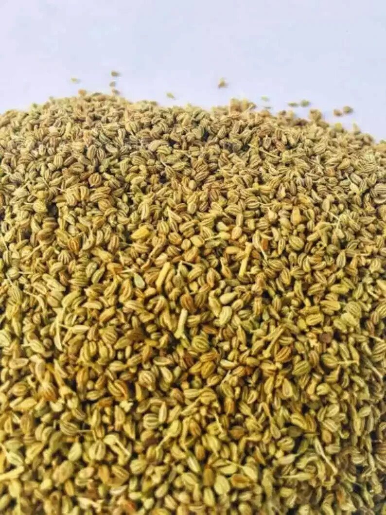 Organic Natural Carom Seeds Ajamoda Omum Indian Spices For Cooking Food