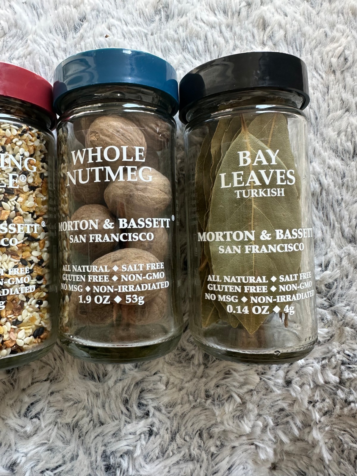 Morton & Bassett Gourmet Spice Lot Bay Leaves Nutmeg Shallots Everything Blend