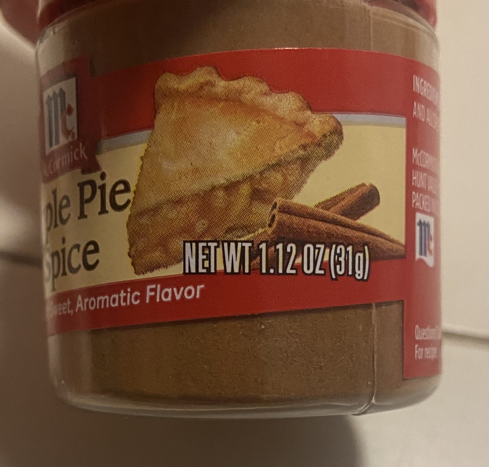 McCormick Apple Pie Spice 1.12 oz Non GMO