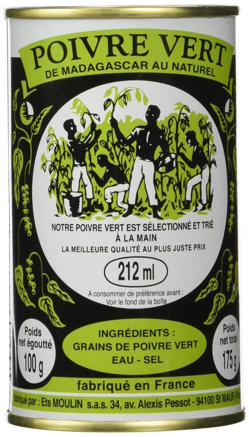 Madagascar Green Peppercorns in Brine – Pack of 4 3.52 Ounce (Pack 4)