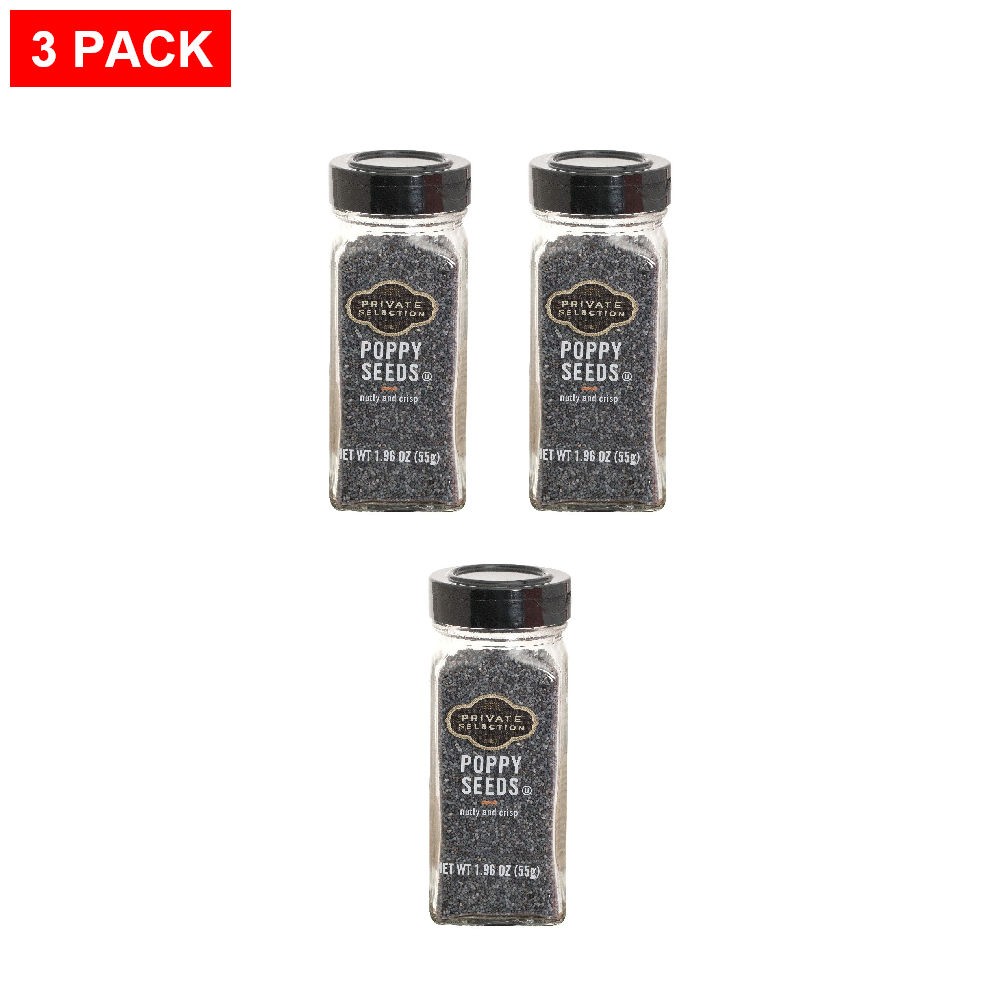 Private Selection Poppy Seeds 1.96 oz – Pack of 3