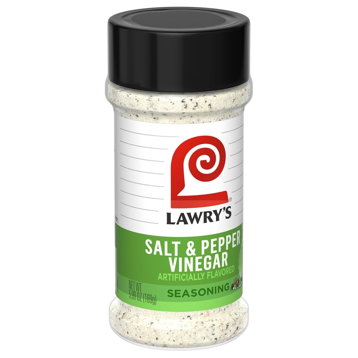 Lawry’s SALT & PEPPER VINEGAR Seasoning , 5.99 oz (169 g) MAR 2026