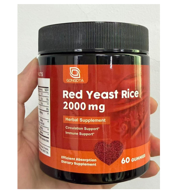 GONGOTA Red Yeast Rice 2,000mg with CoQ10 Gummies = 2pack of 60gummies