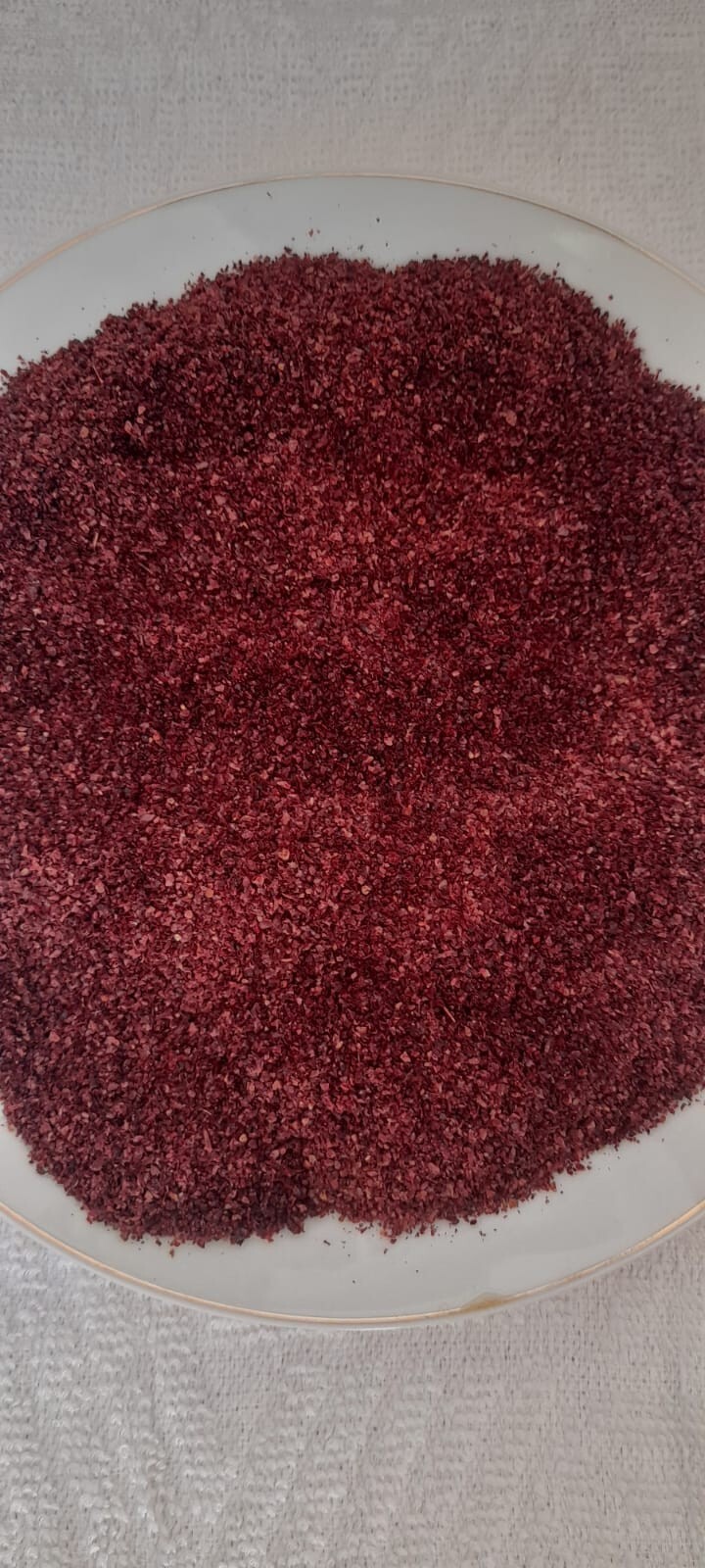 Natural sumac powder gives food a distinctive flavor, 100 grams, $25