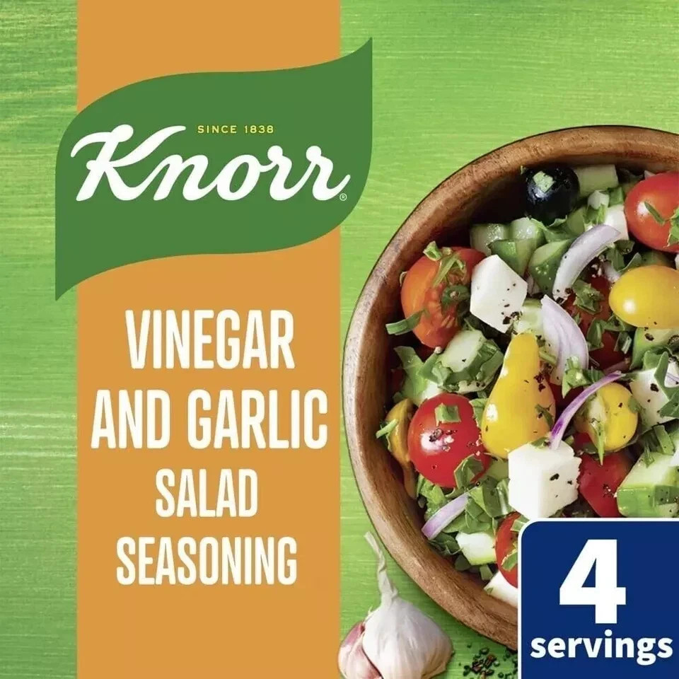 Knorr Salad Mixes Vinegar & Garlic – 10gm X 4 Fr