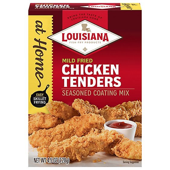Louisiana Fish Fry Products Mild Chicken Tenders Seasoned Coating Mix