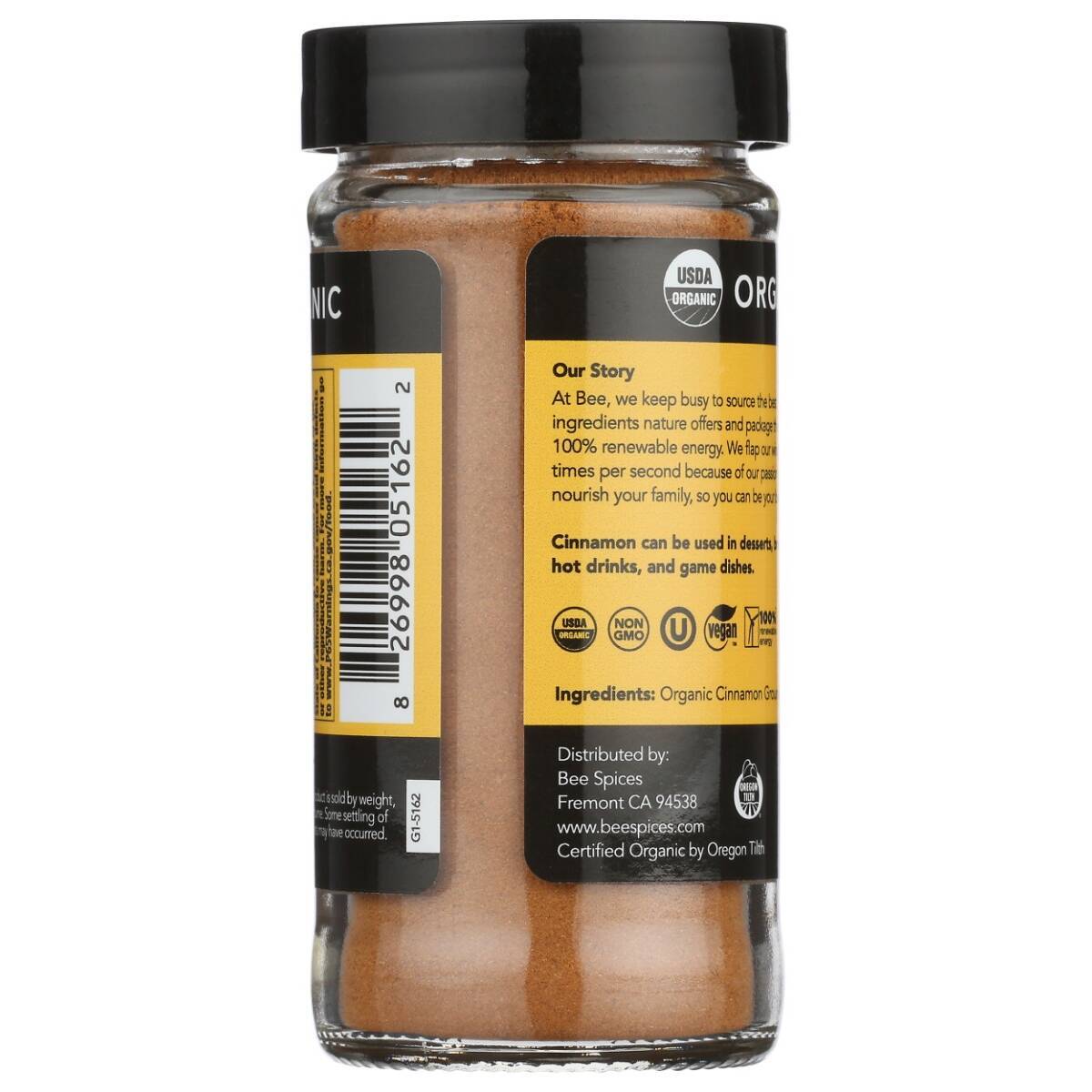 Bee Spices Cinnamon Og2 Ground 1.3 OZ