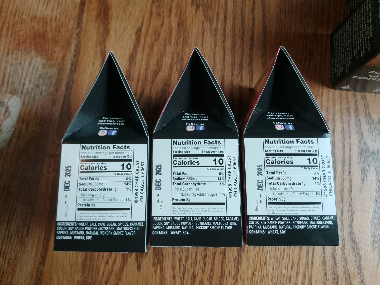 New Char Crust Dry Rub Seasoning Lot of 12 x 4oz – Assorted Flavors New in Boxes