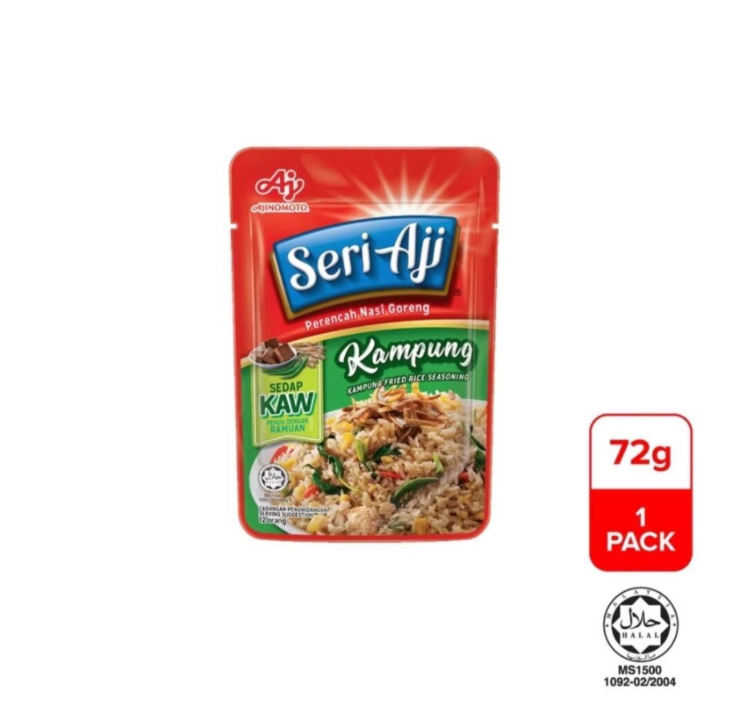 15 packs x 72g Kaw Kampung Fried Rice Seasoning Seri-Aji-shipment by DHL Express