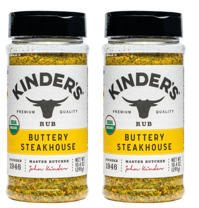 Kinder’s Organic Buttery Steakhouse 10.4 oz, 2-pack