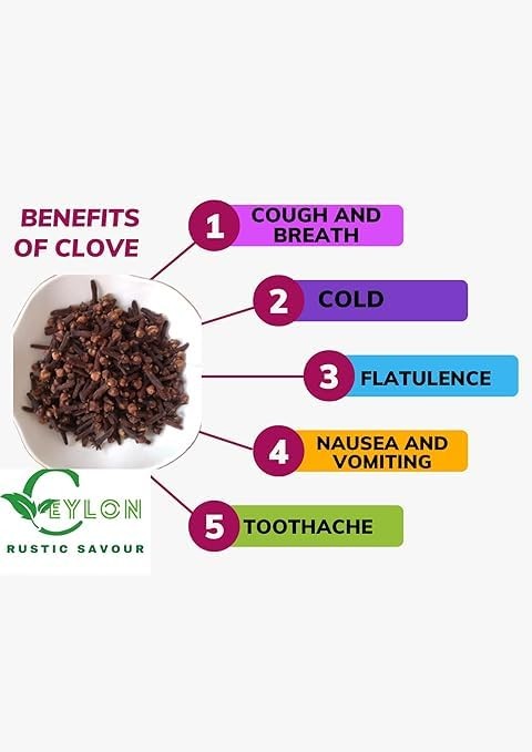 Organic Whole Cloves 3.5 Oz – USDA Certified for Cooking, Tea, and Baking