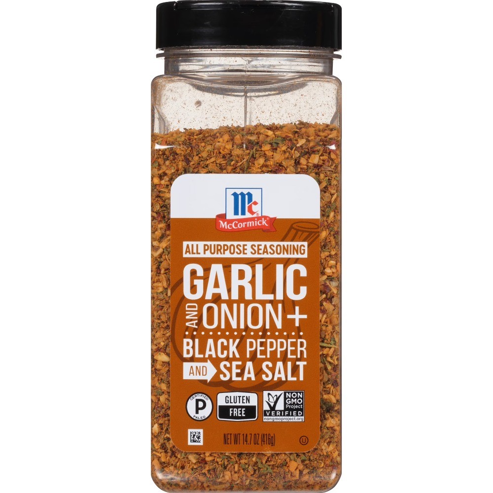 McCormick Garlic and Onion, Black Pepper and Sea Salt All Purpose,14.7 oz Bottle