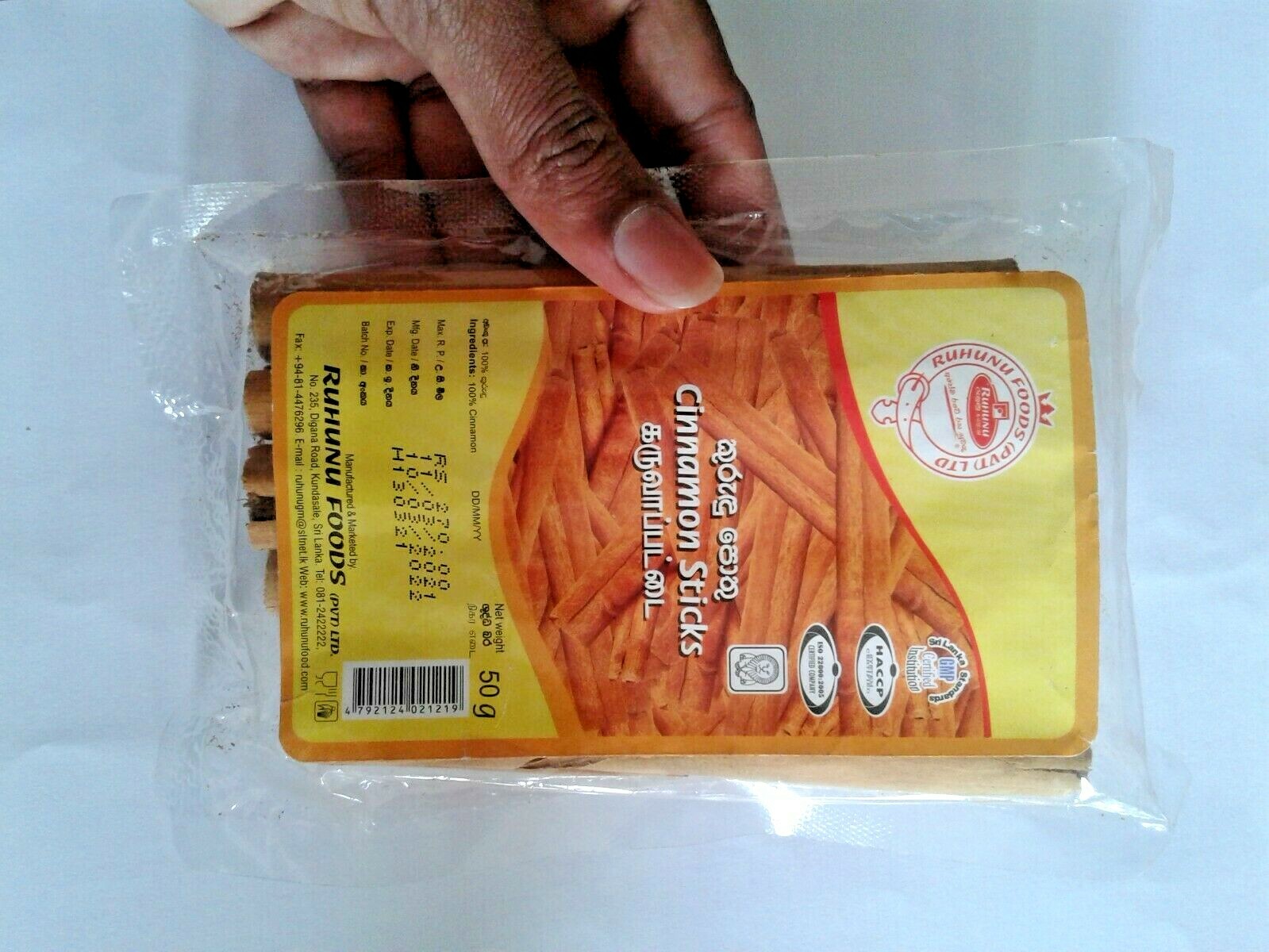 New Ceylon Cinnamon Sticks 50g Organic High Quality 100% Natural product