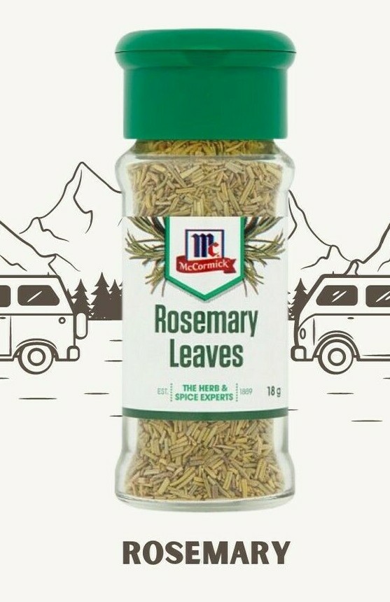 2 Bottles Mccormick Rosemary Leaves 18g x 2 FAST SHIPPING