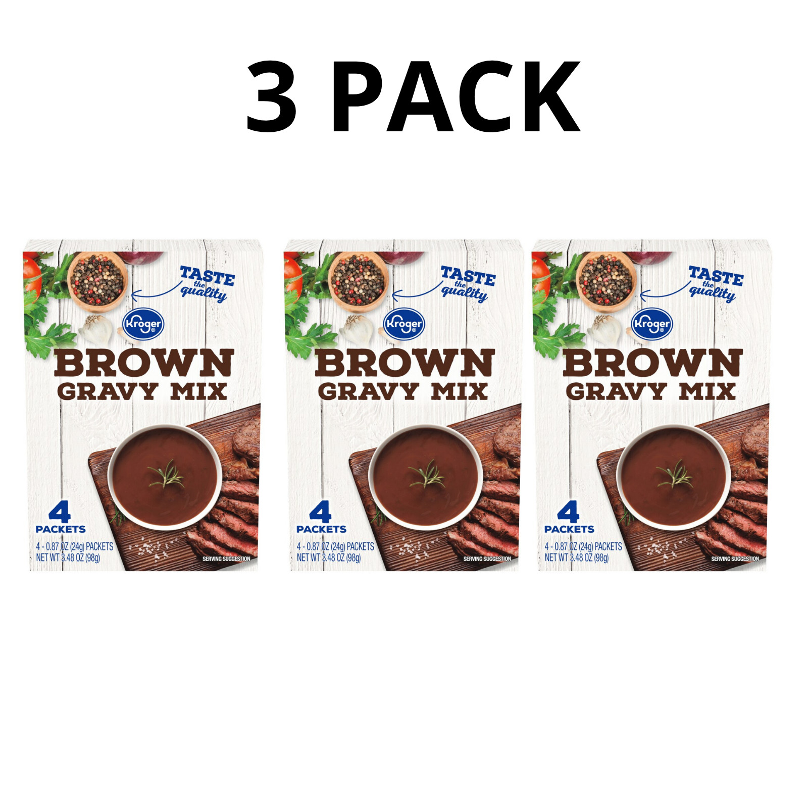 Kroger® Brown Gravy Mix – 3 PACK
