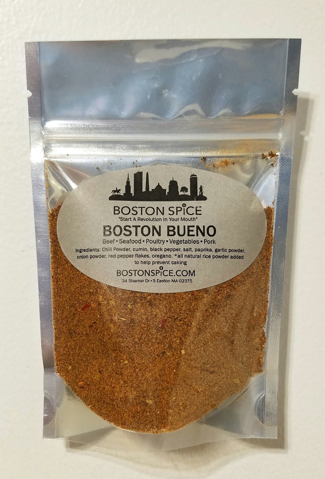 BOSTON SPICE BUENO FAJITA MEXICAN SEASONING BLEND PORK SEAFOOD BEEF POULTRY 1/2C