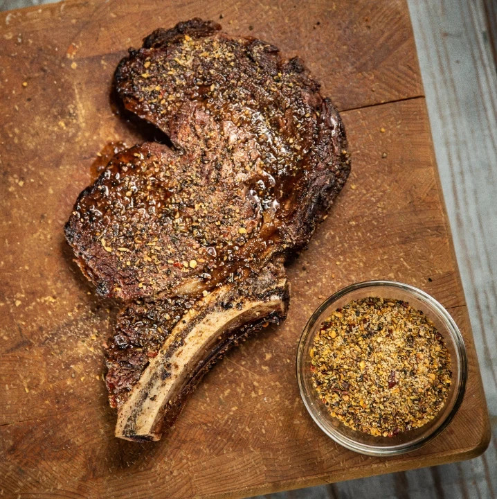 Fire & Smoke Society Steak King Steak Seasoning, BBQ Rub, 8.5 oz Mixed Spices