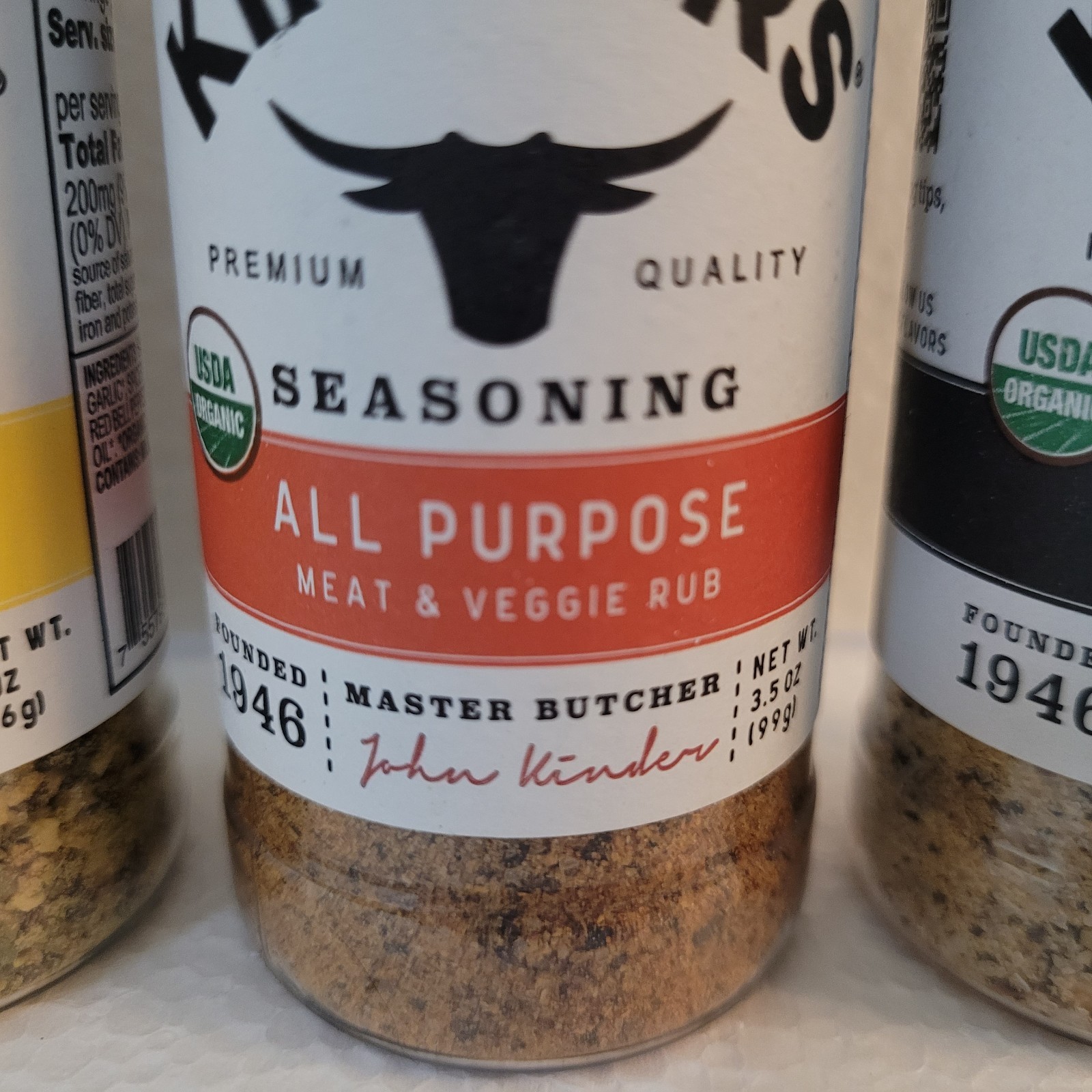 Kinders Organic Seasoning 4 Different Flavors 3oz-3.5oz Flavors In Description
