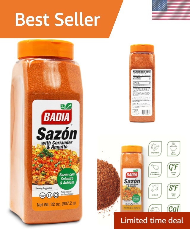 Sazon with Coriander & Annatto, 32 oz – Culantro & Achiote Blend | Authentic …