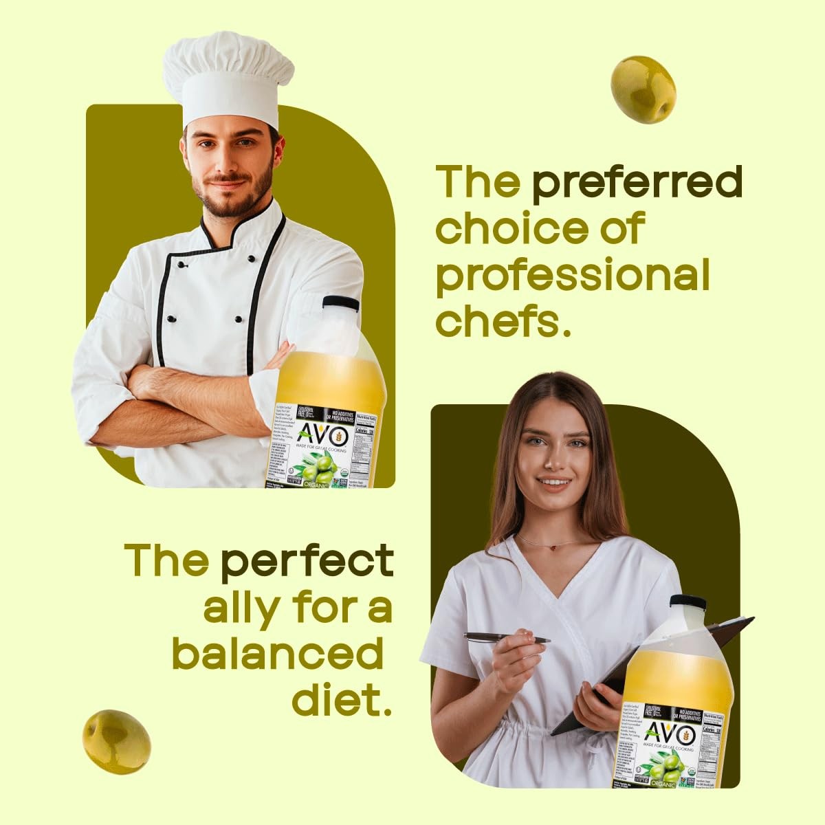 AVO Organic Olive Oil Extra Virgin Cold Pressed, 64 Fl-oz (Half Gallon) NO pr…