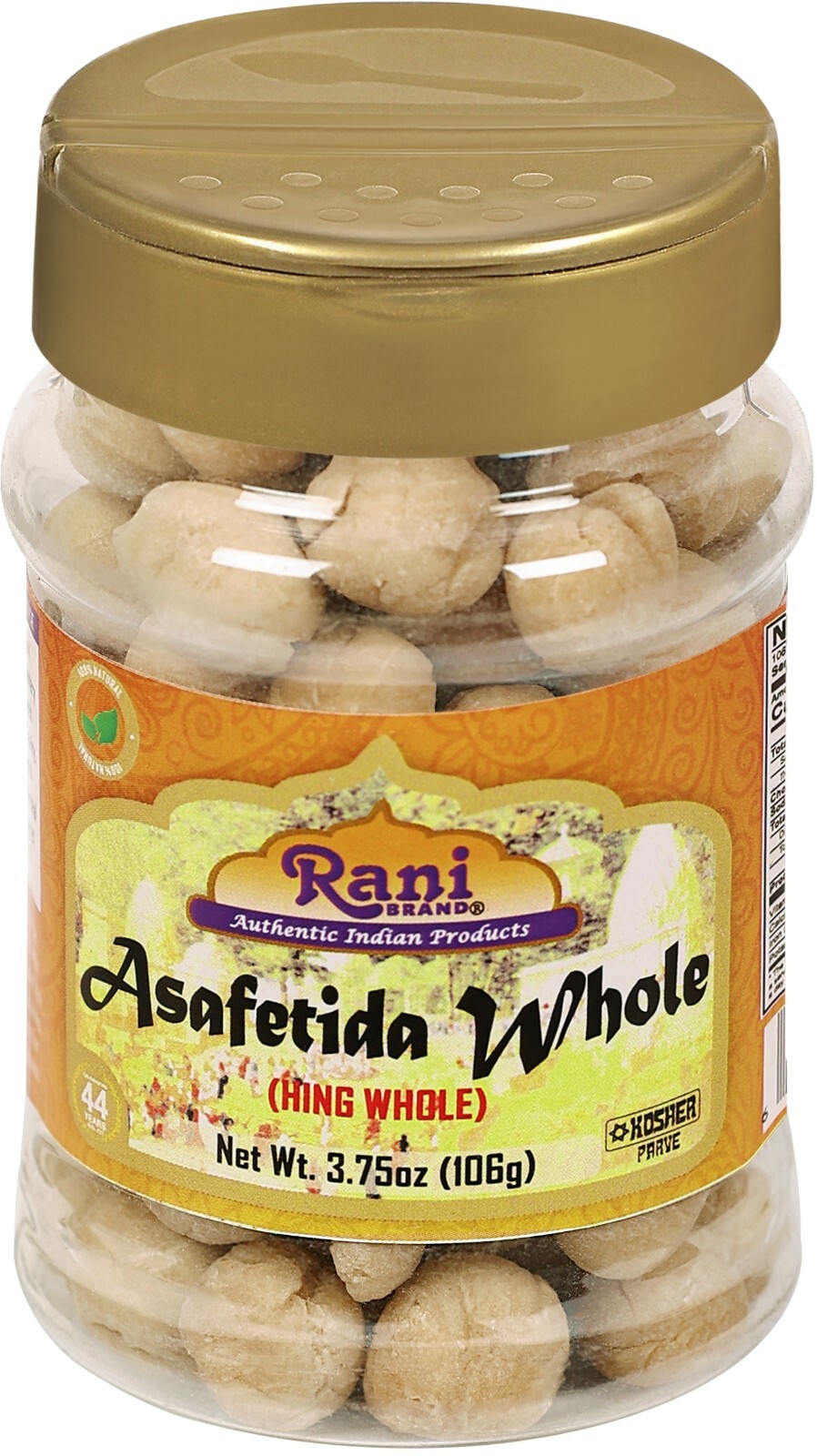 Rani Asafetida (Hing) Whole 3.75oz (106g) PET Jar