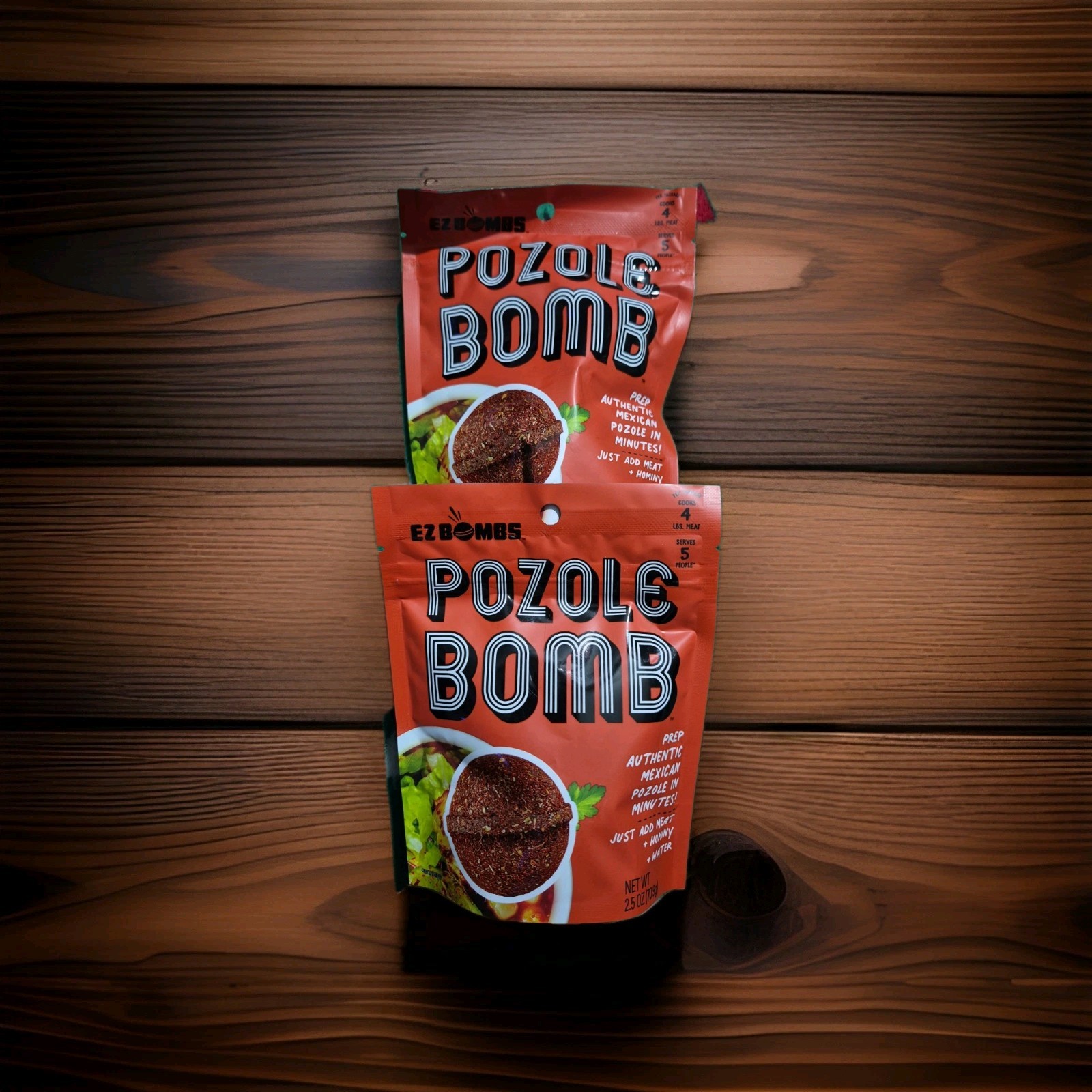 2 Pozole Bomb Seasoning Pack of 2 Authentic Mexican Soup Mix TRADITIONAL BB 9/27