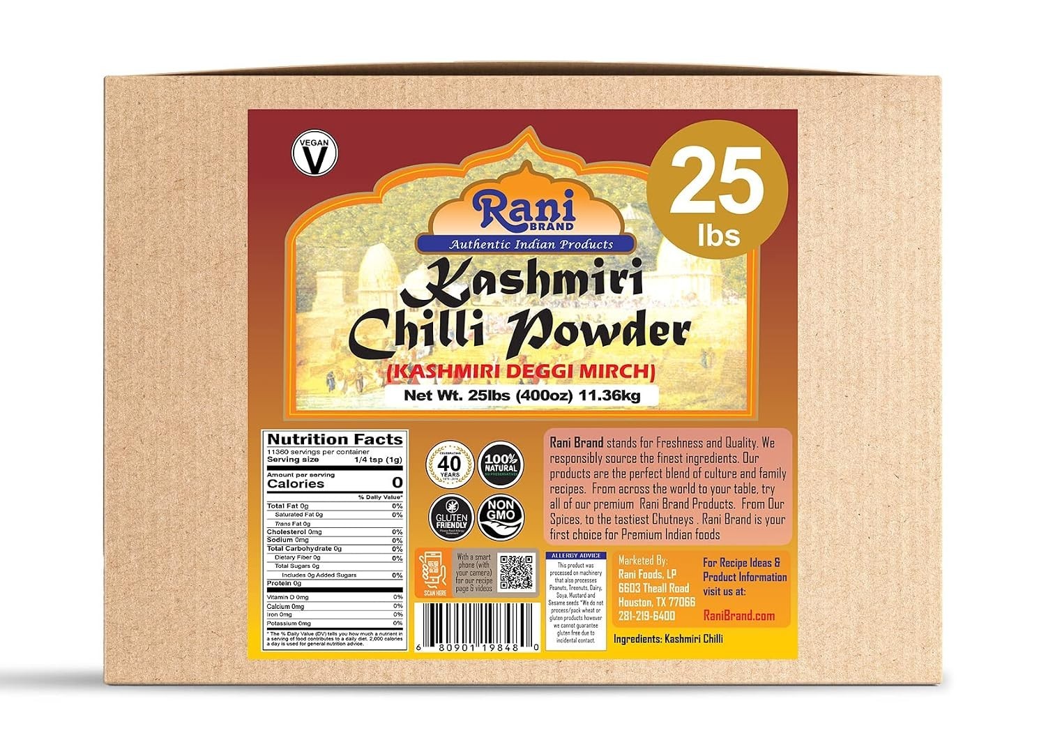 Kashmiri Chilli Powder – Salt-Free & Gluten Friendly