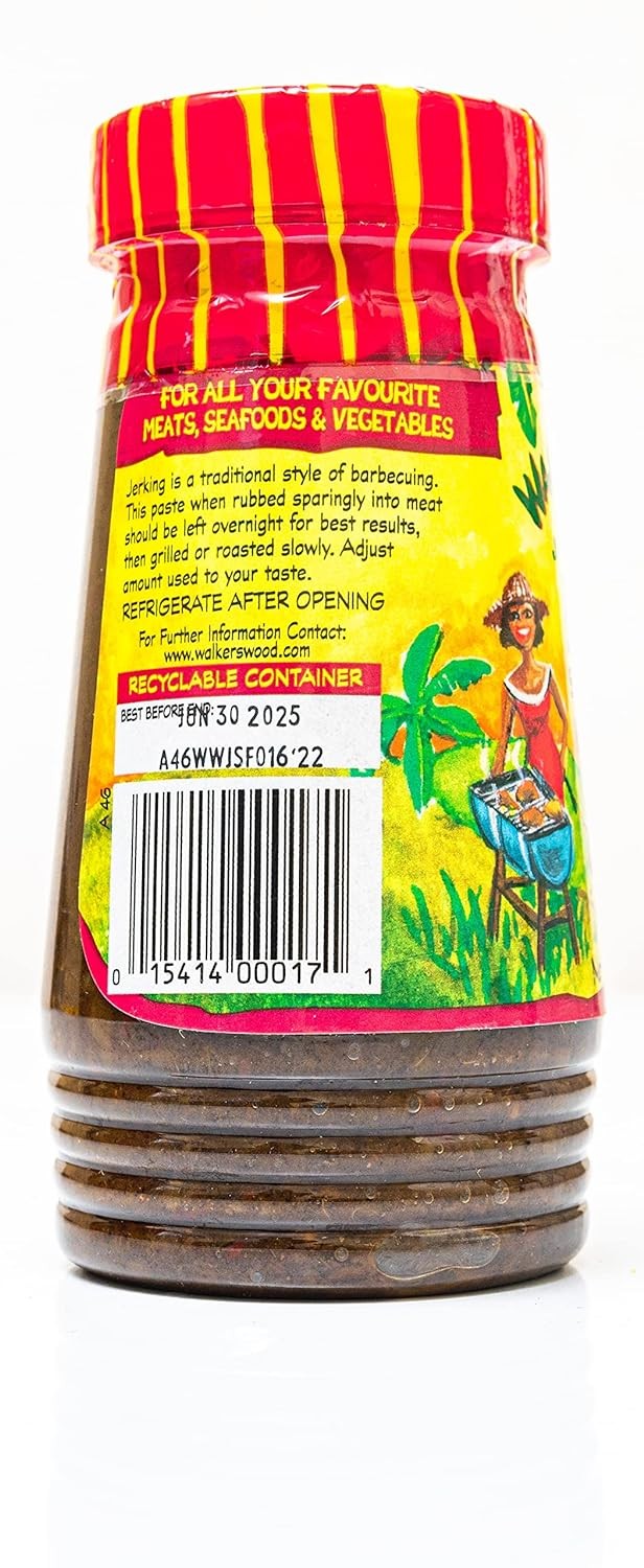 Walkerswood Traditional Jamaican Jerk Seasoning, Hot & Spicy, 10 oz