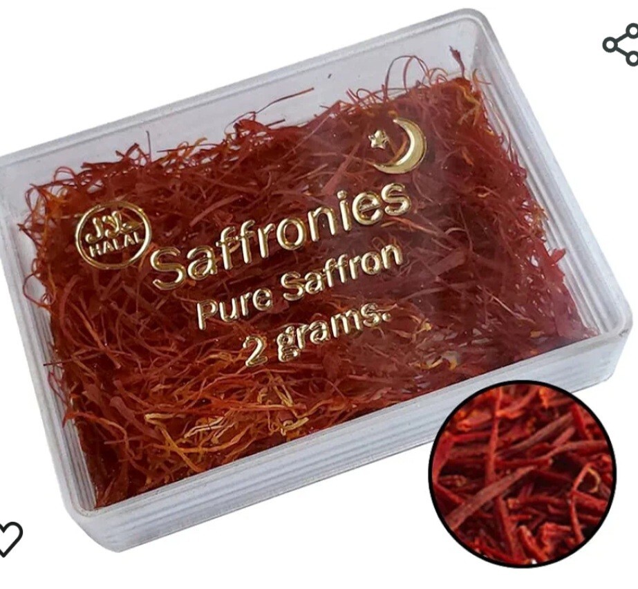 Golden Saffron Red Saffron Threads – 2g In Box 12 Pieces Shipping From USA