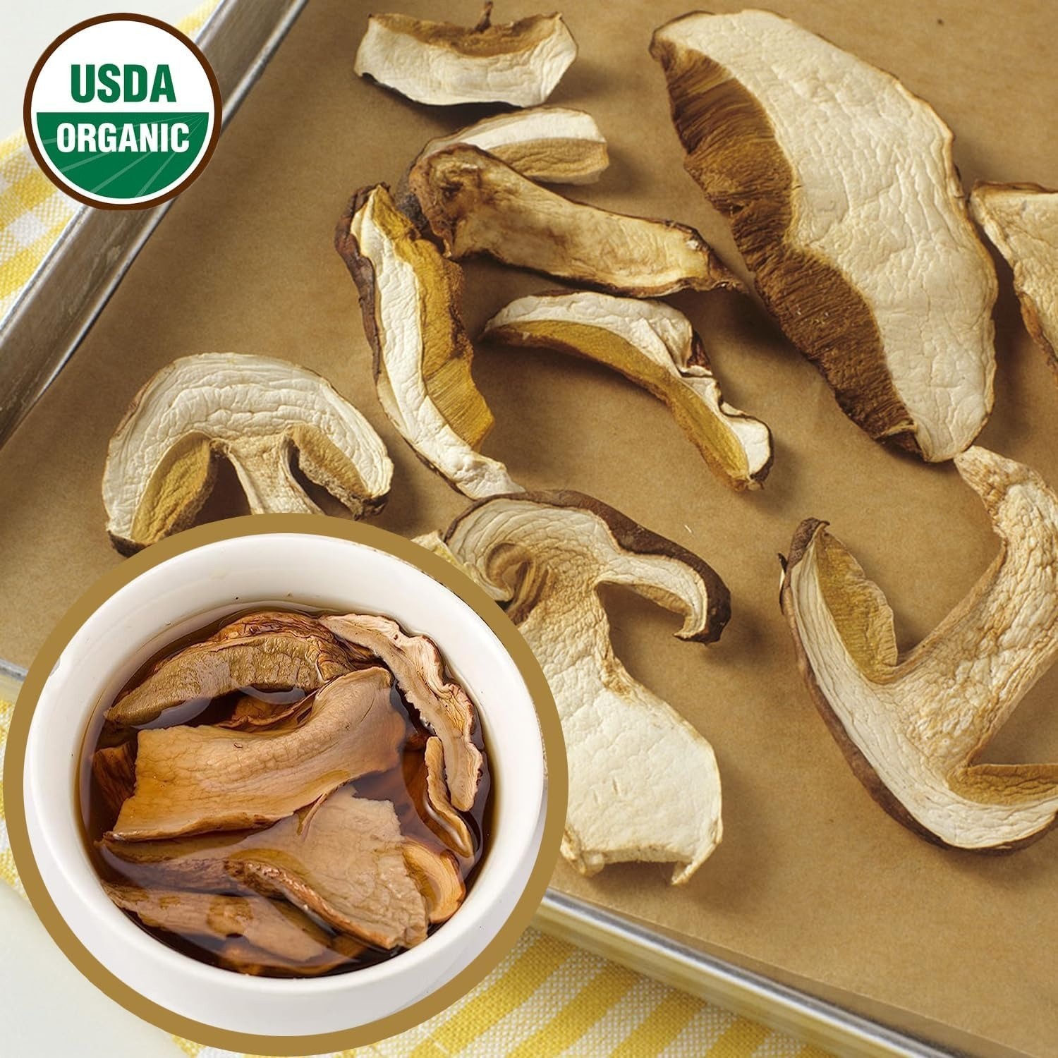 4oz Dried Organic Porcini Mushrooms – Umami Flavor for Cooking
