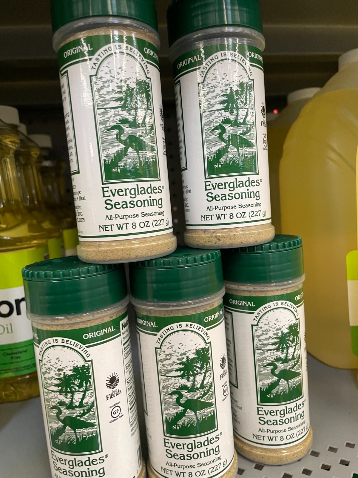 Everglades Seasoning Original All-Purpose 8 oz (5 Pack) Gluten-Free Southern