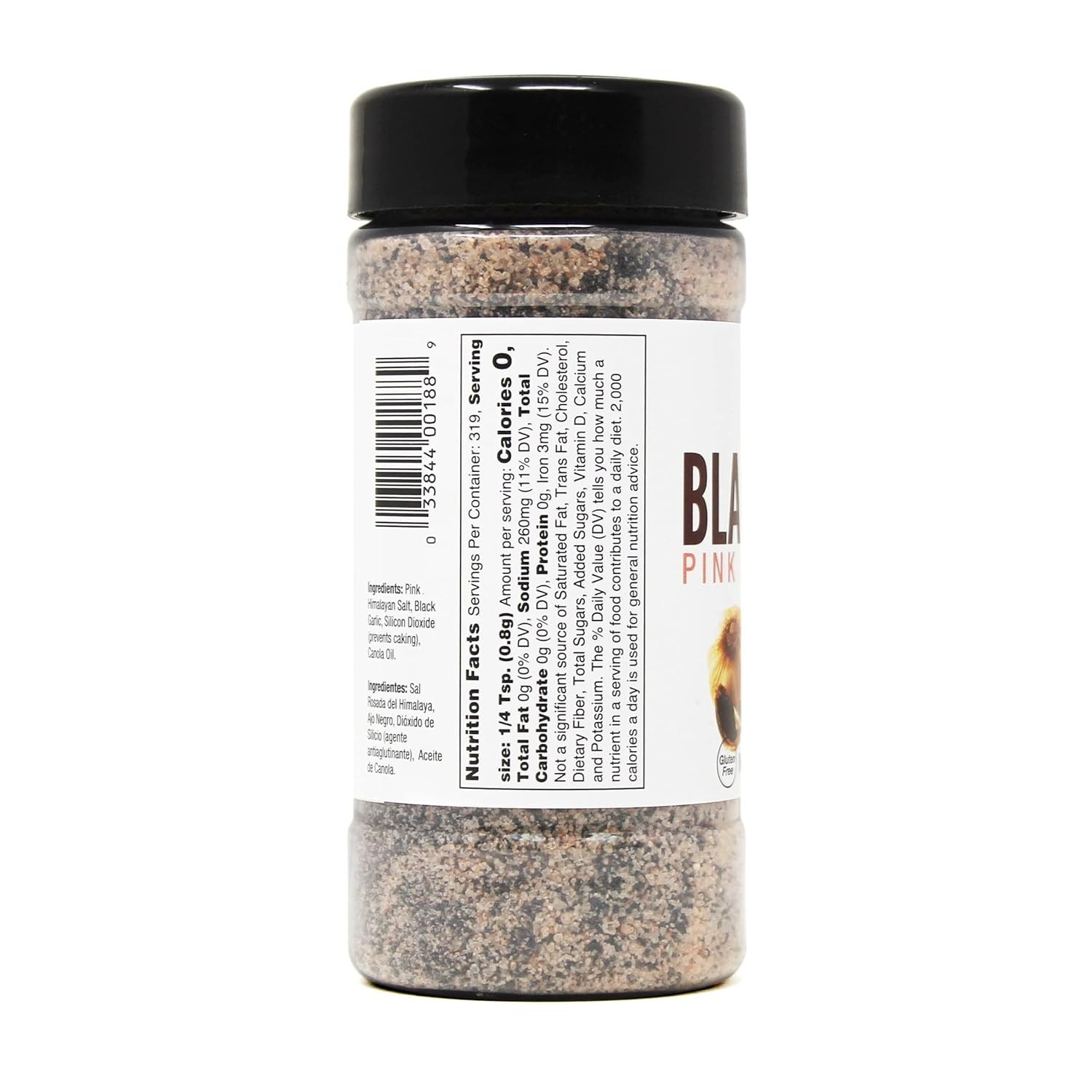 Badia® Black Garlic Pink Himalayan Salt / Ajo Negro y Sal Rosada 9 oz KOSHER