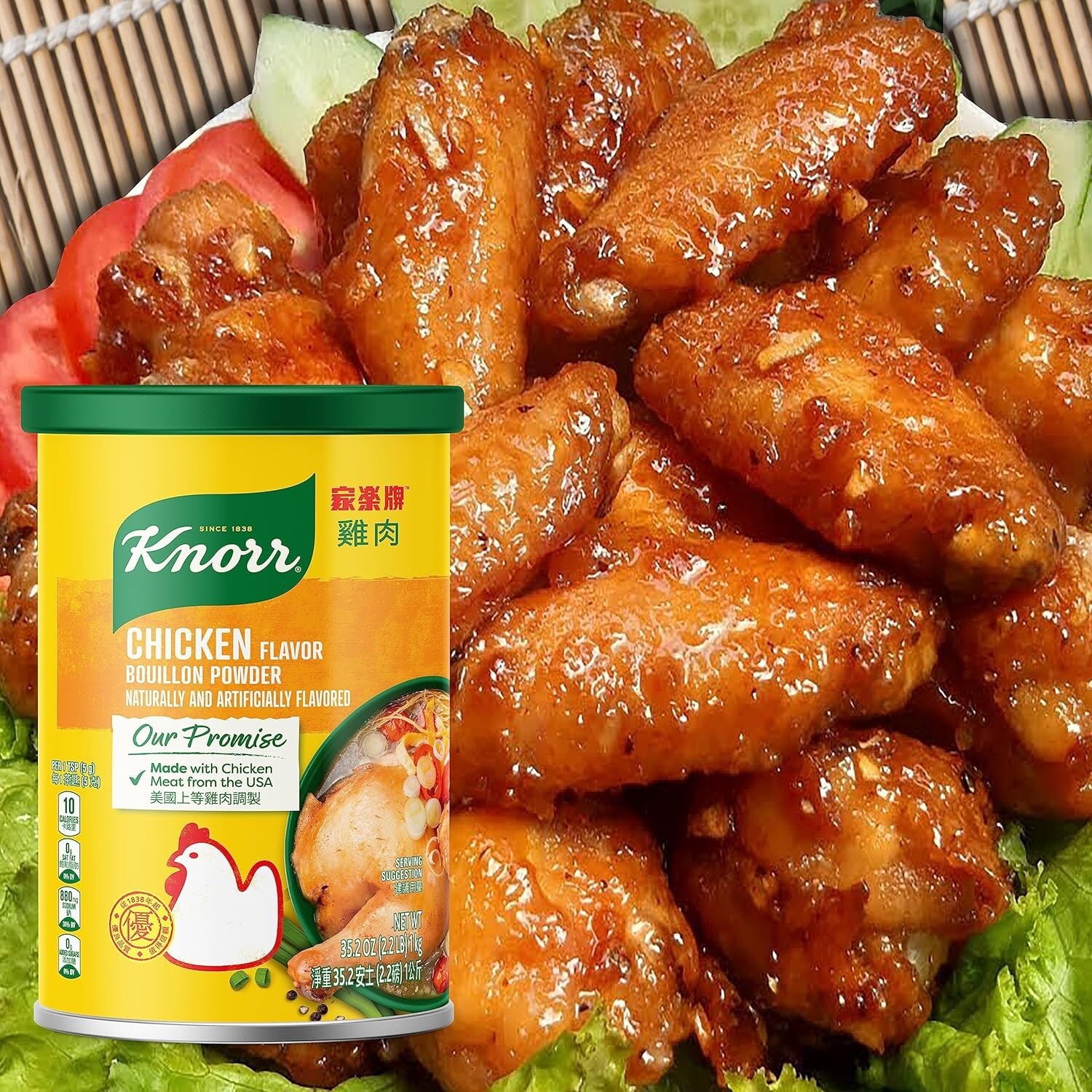 KNORR Chicken Broth Mix 2.2lbs (1 Pack)