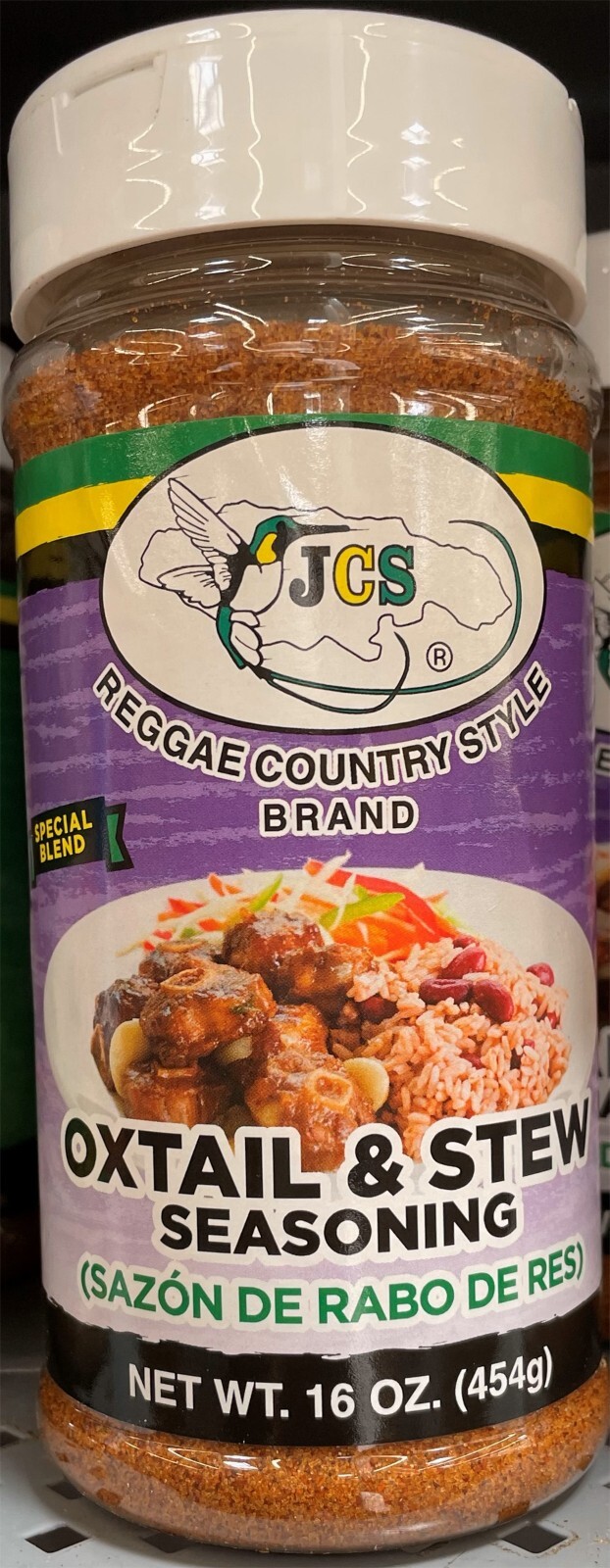 8-Pack JCS Reggae Country Style Oxtail & Stew Seasoning – 16 oz Bottles