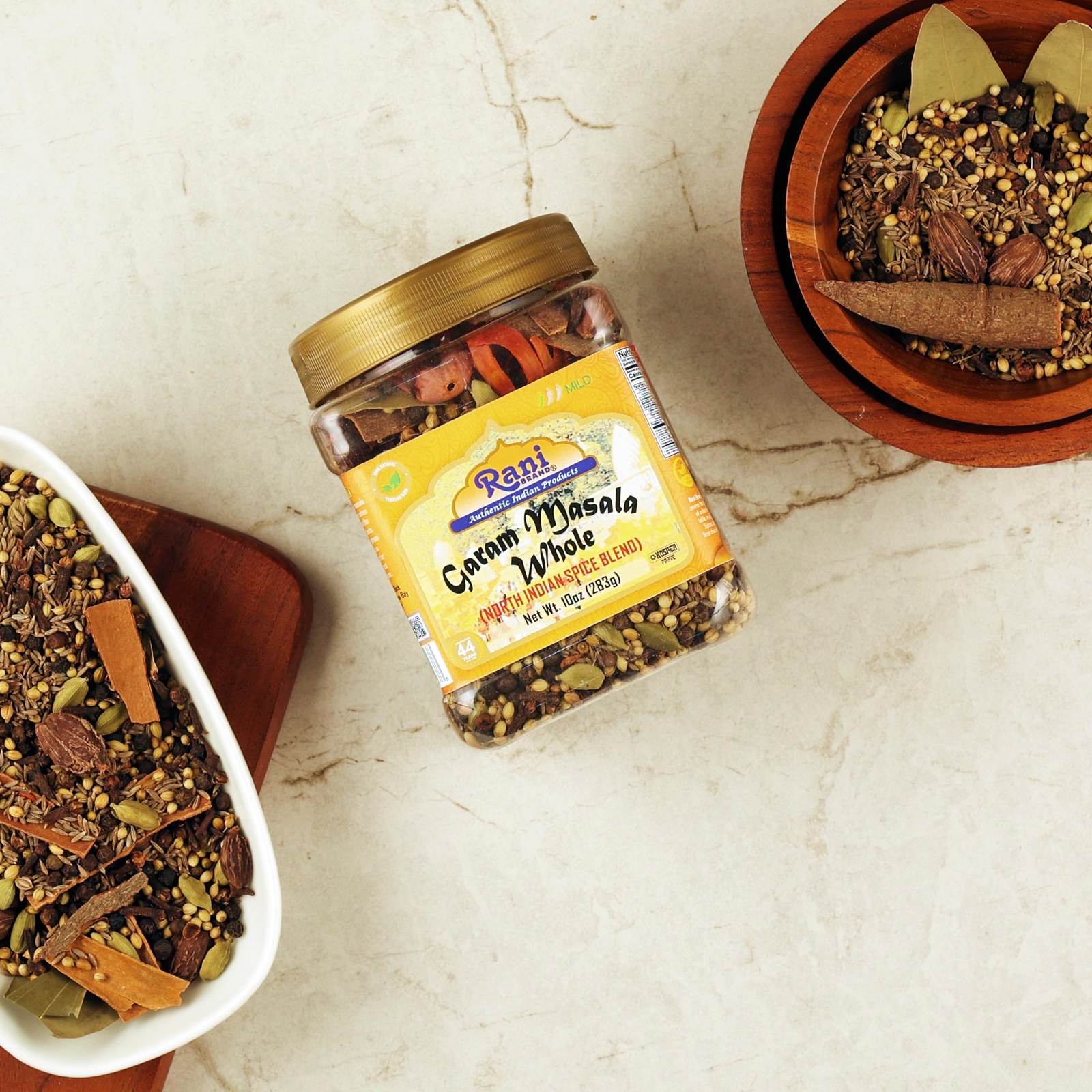 Rani Garam Masala Indian 11 Whole Spices Blend 10oz (283g) PET Jar
