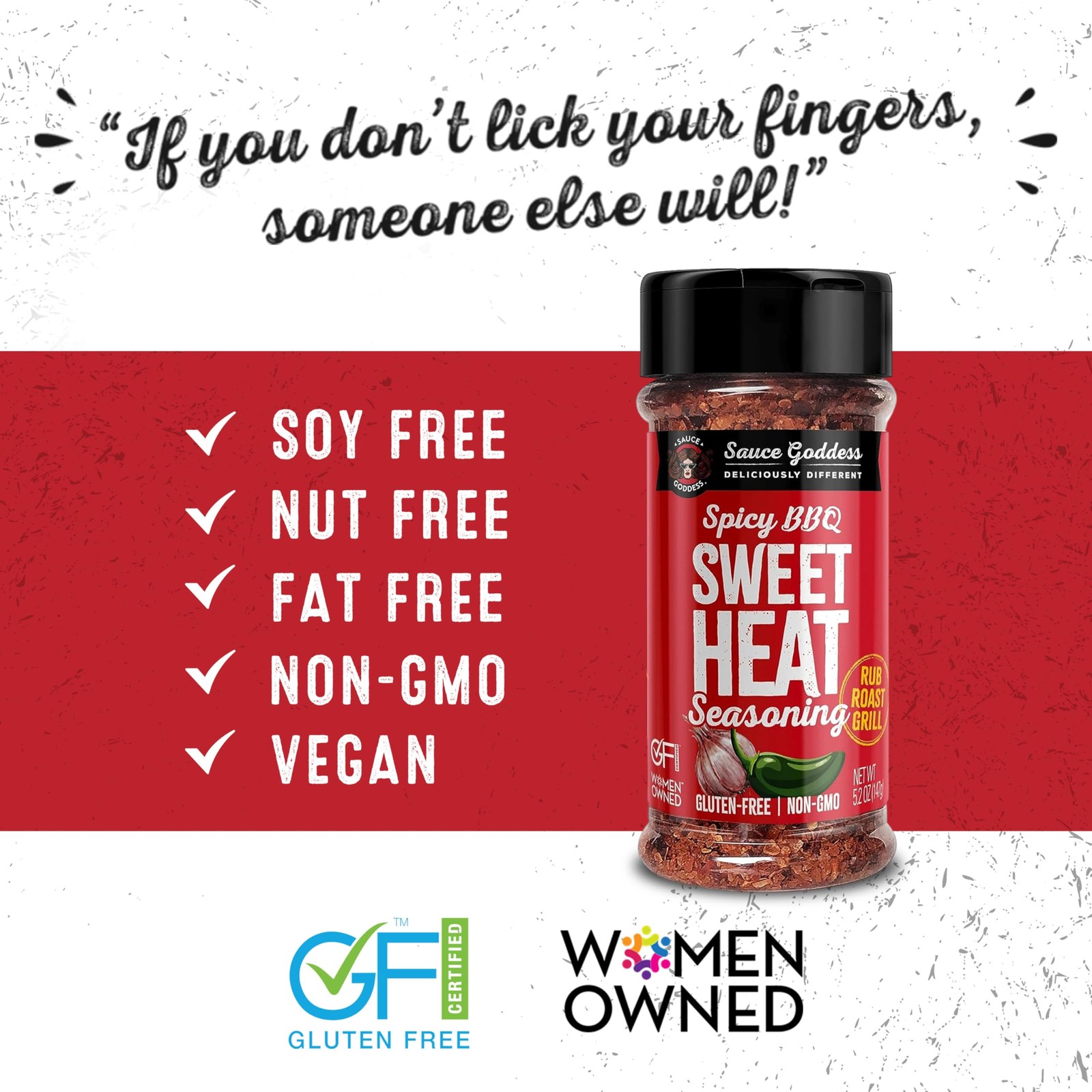 – Spicy BBQ Sweet Heat Spice Shaker – Barbeque Rub with Brown Sugar, Garlic, …