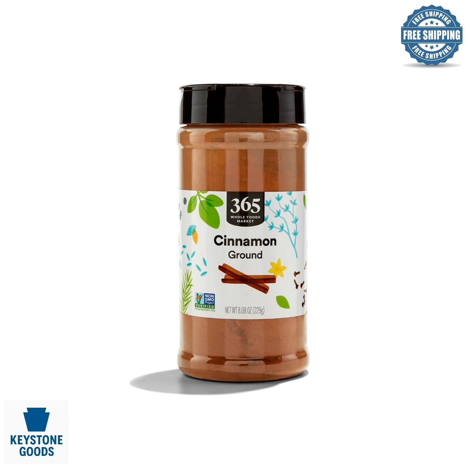 Ground Cinnamon, 8.08 oz Jar – Kosher & Non-GMO