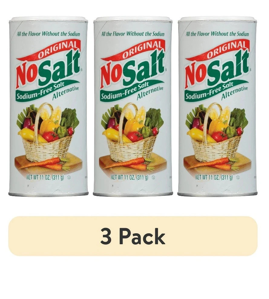 NoSalt Original Sodium-Free Salt Alternative,11 oz (3 PACK)