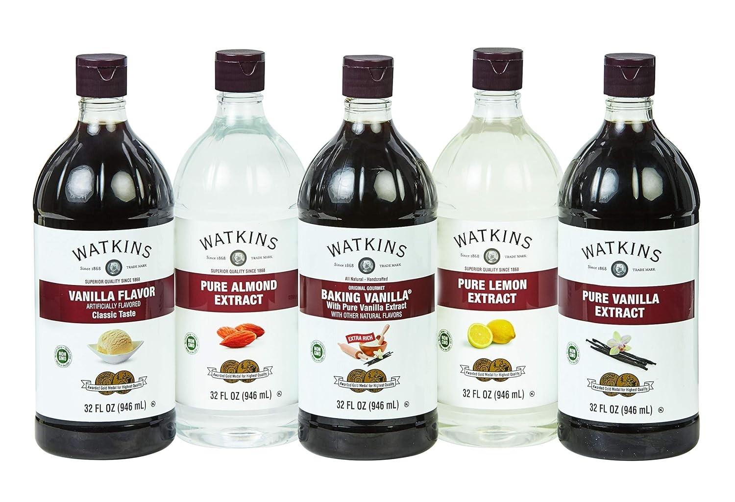 Pure Vanilla Extract – Non-GMO, Kosher, 32oz