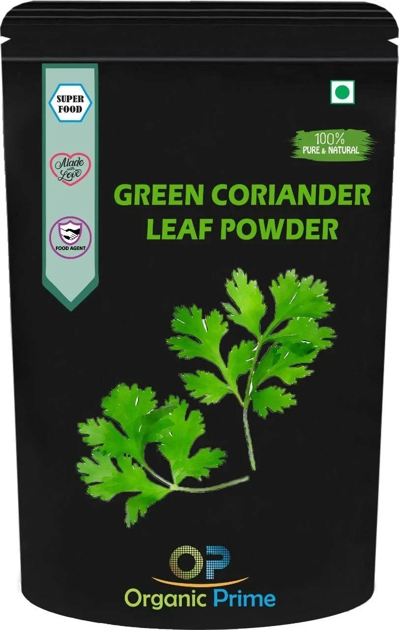 Organic Prime Coriander Leaf Powder Pure Dried Cilantro Herb Spice Seasoning
