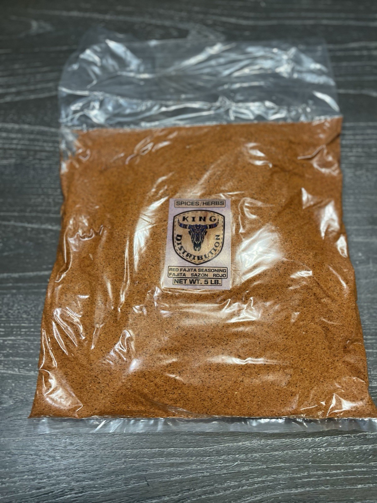 Fajita Sazon Rojo – Red Fajita Seasoning – King Distribution Seasoning 5 Lb