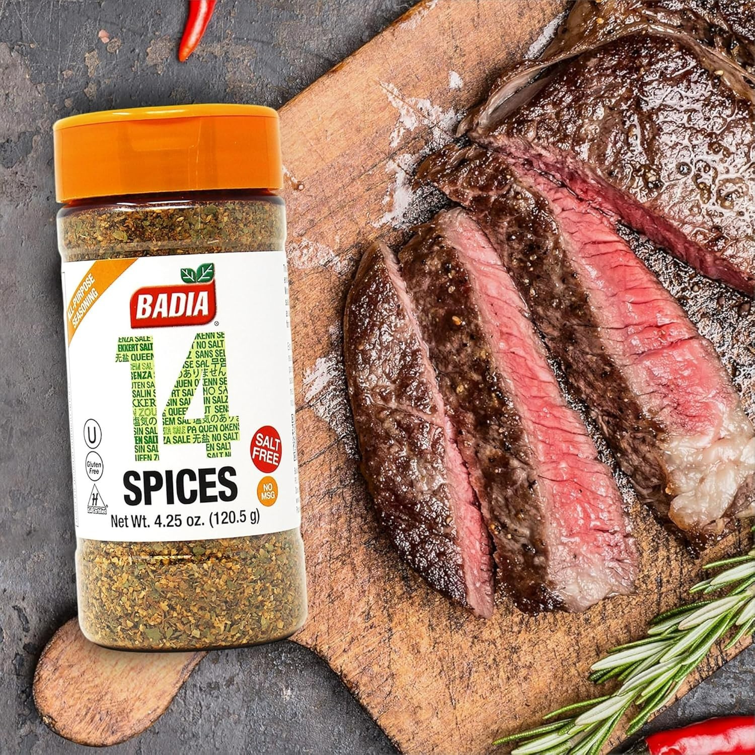 Badia® 14 Spices Salt-Free All Purpose Seasoning, 4.25 oz Savory Blend (2 Pack)