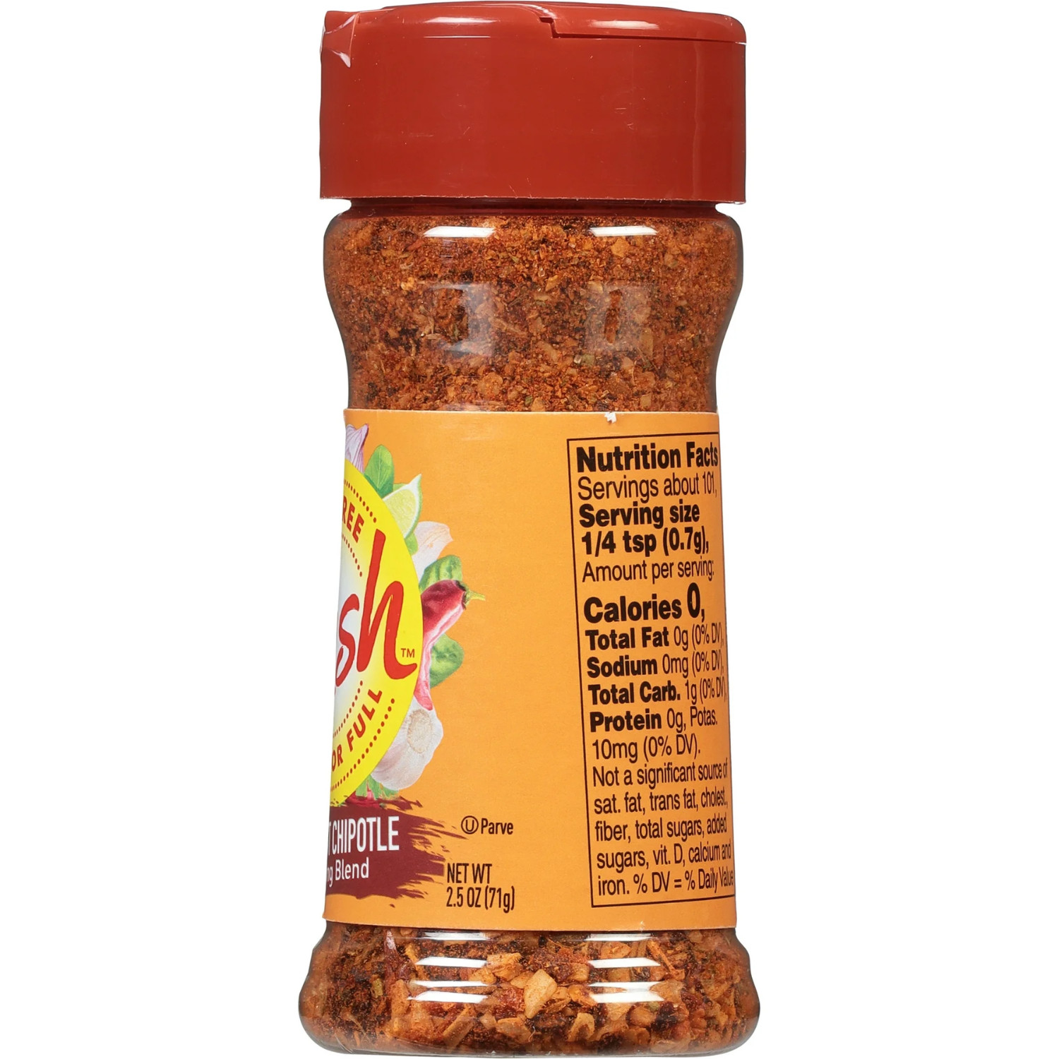 Dash Southwest Chipotle Seasoning Blend Salt Free 2.5 oz 6 Pack