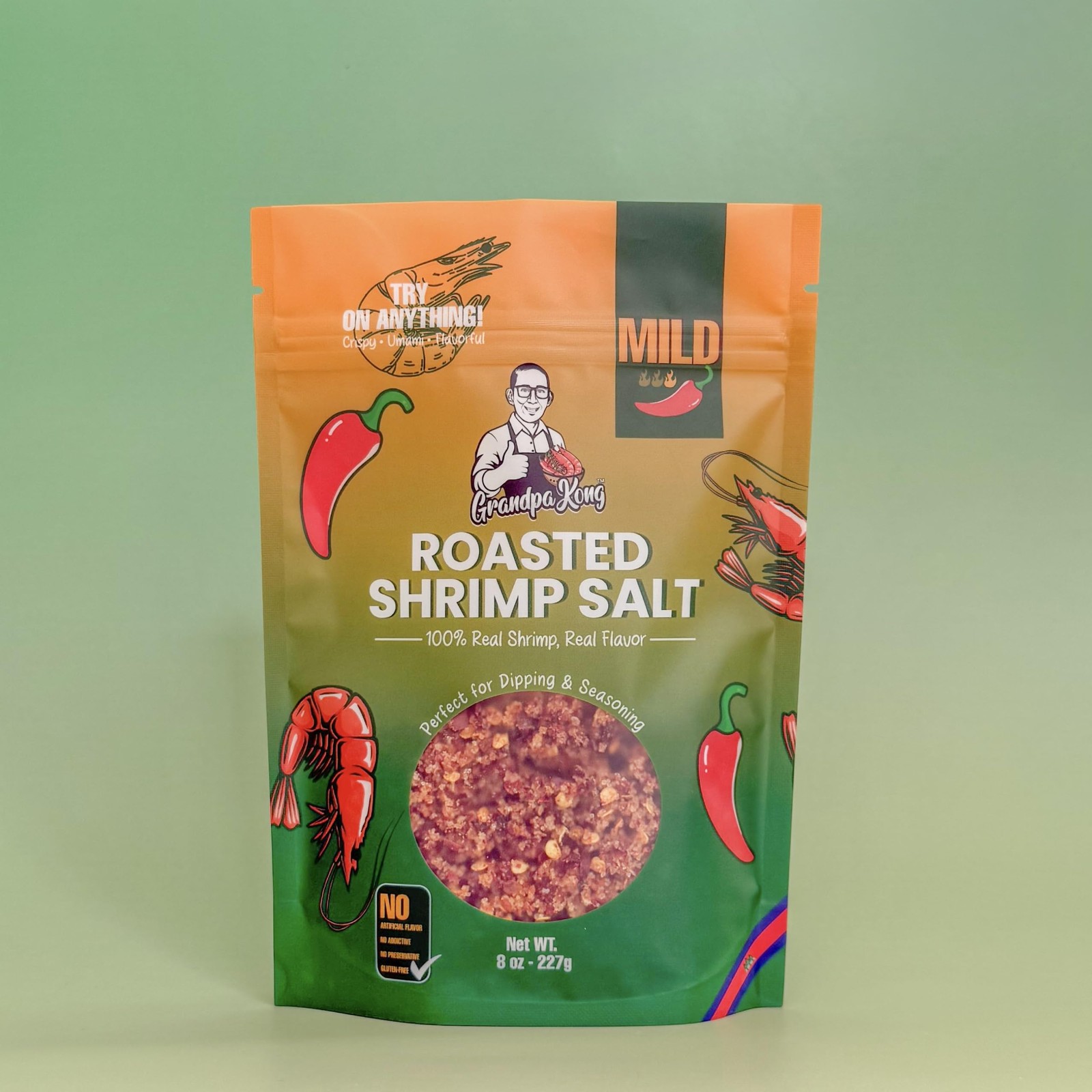 Roasted Shrimp Chili Salt – Crunchy Seafood Seasoning for Rice, Noodles, Snacks