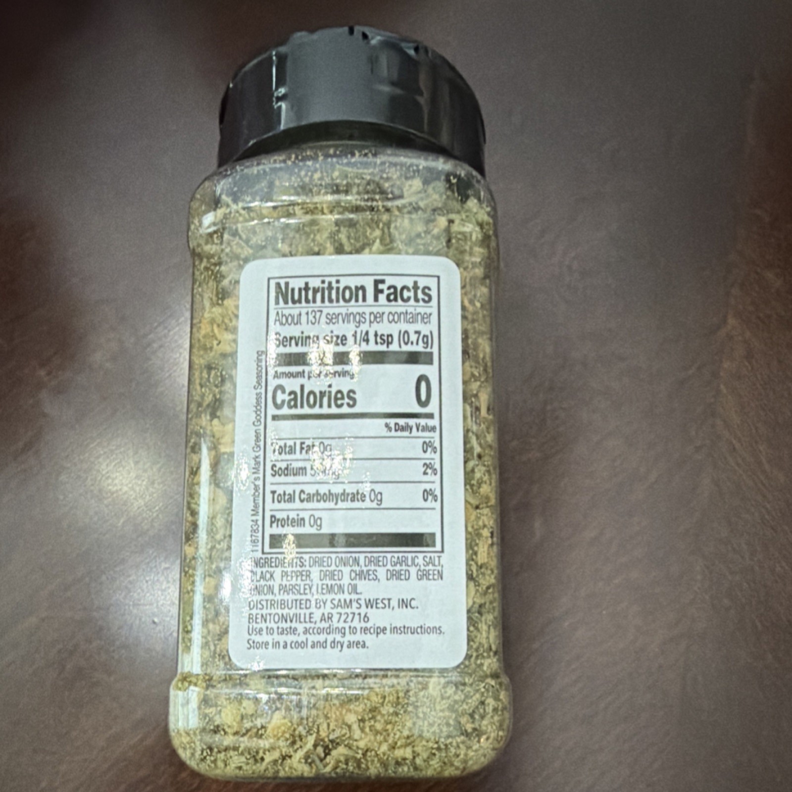 Member’s Mark Green Goddess Seasoning Spice Mix, 3.4 oz (96 g) Pantry